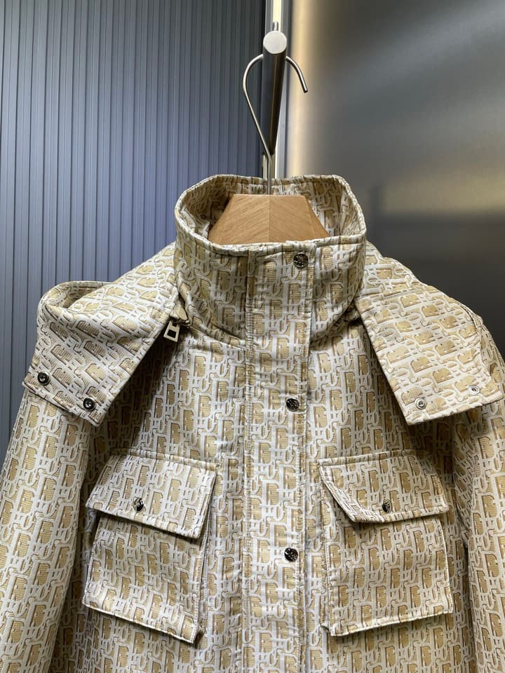 Dior Monogram Jacquard Hooded Jacket – 25FW in Dior Oblique Pattern