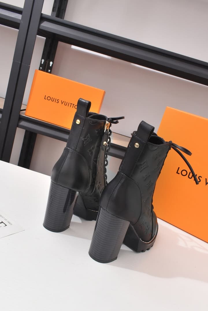 Louis Vuitton Classic High-Heeled Martin Boots