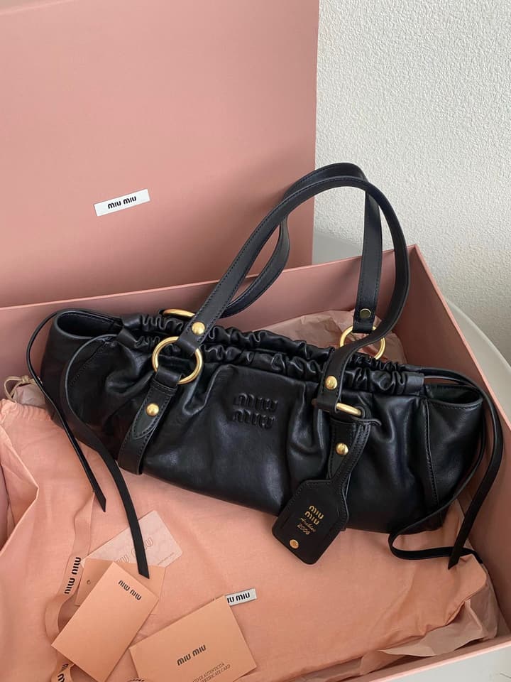 Miu Miu Nappa Dumpling Bag