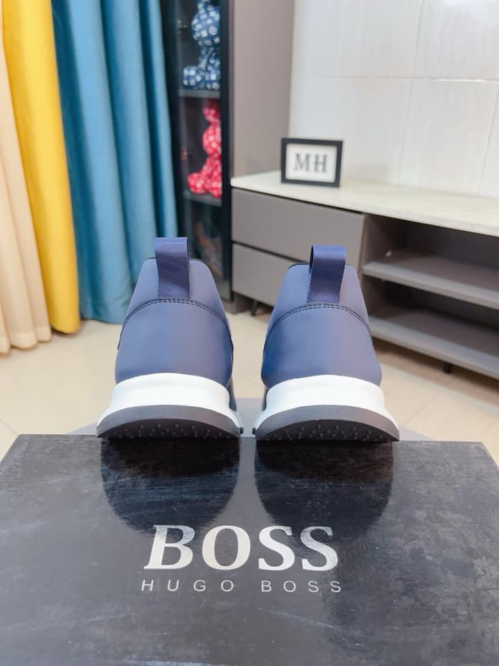Boss Classic Suede and Waterproof Casual Sneakers