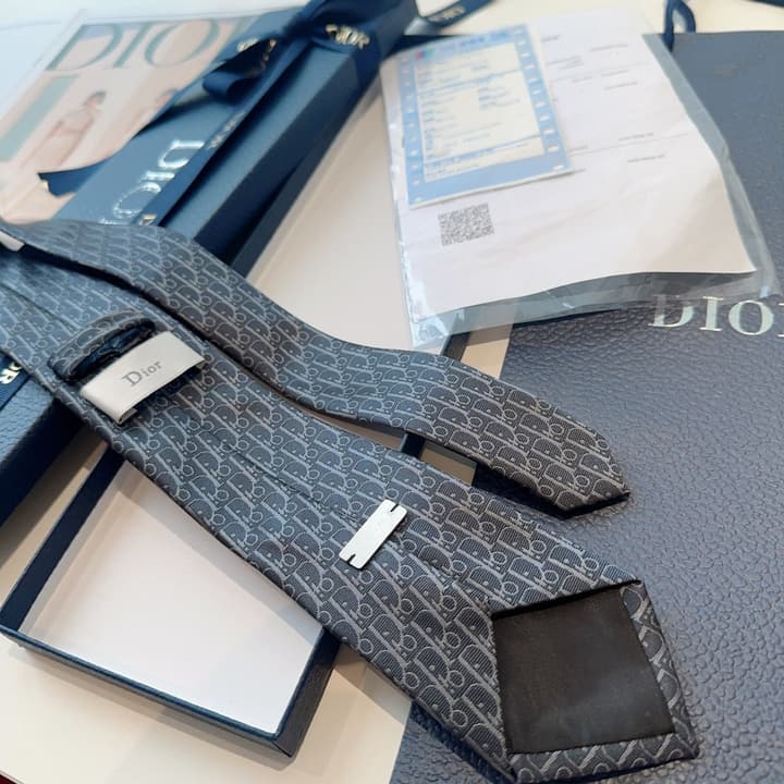 Dior Men's Logo Jacquard Tie
