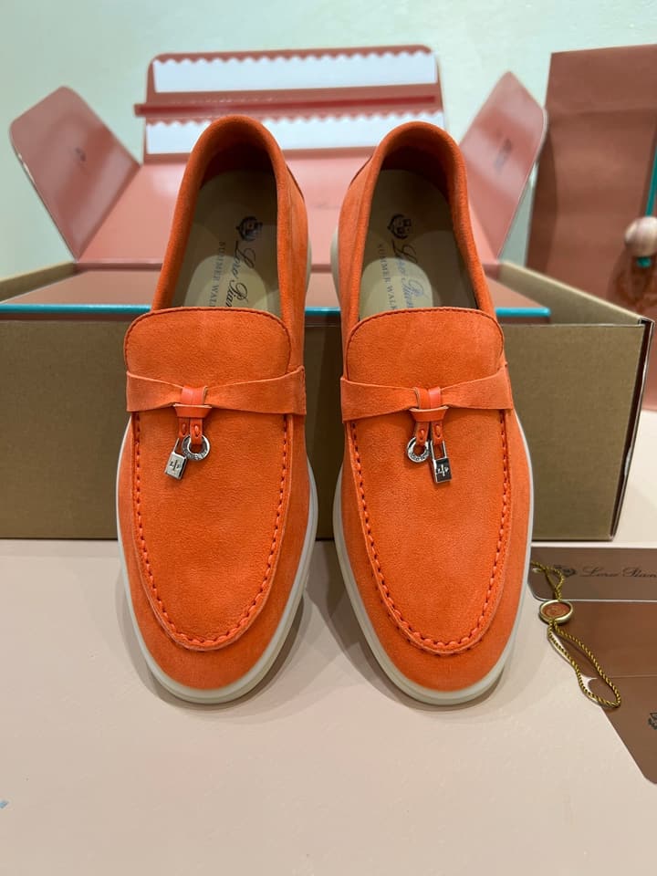 Loro Piana My Charms Suede Loafers