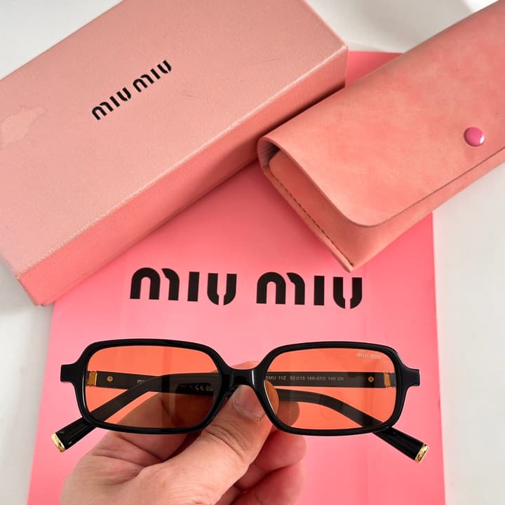 Miu Miu SMU 11Z Narrow Frame Sunglasses
