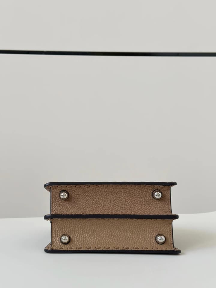 Fendi Peekaboo I See You Petite Satchel in Classic Black