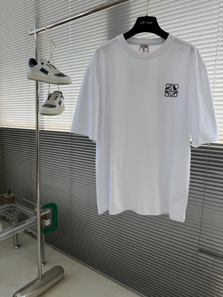 Loewe x Louis Wain Futurist Cats Embroidered T-Shirt in Black