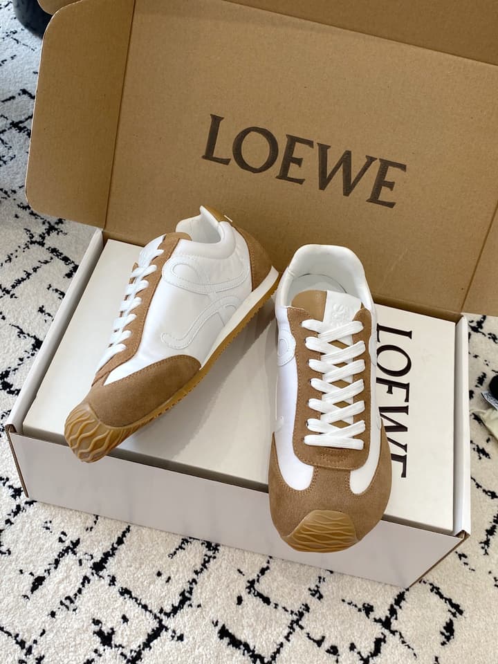 Loewe Ballet Runner Sneakers in Charcoal Grey
