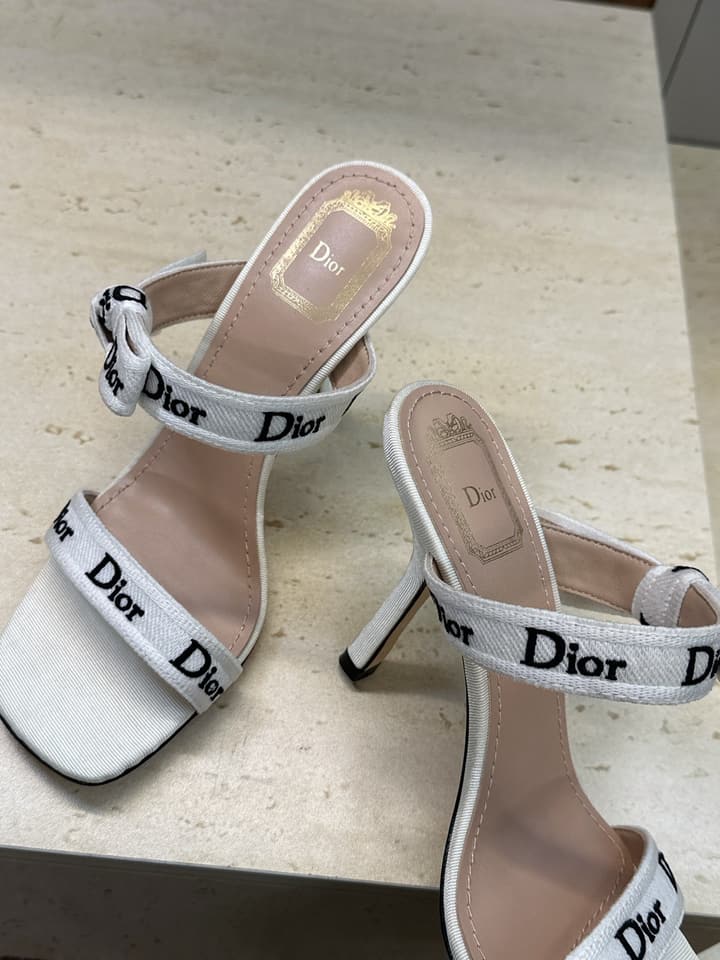 Dior J'Adior Dentelle Jelly Bow Pumps – 2026 Early Spring Collection in Black High Heel