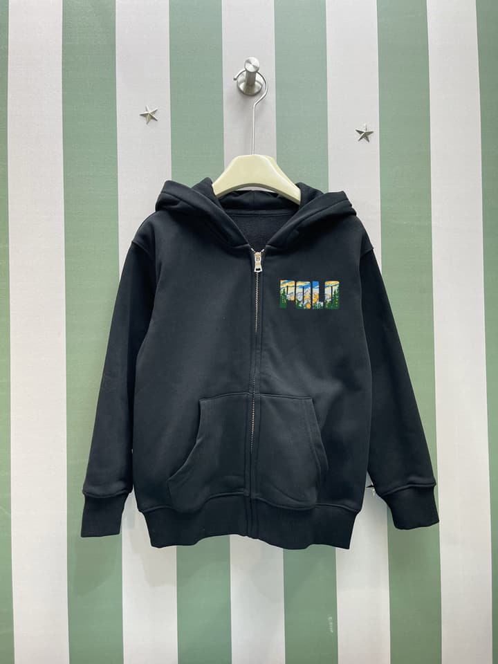 Ralph Lauren Polo Kids Full-Zip Sweatshirt – 2025FW – Kids Collection in Dark Navy