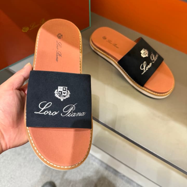 Loro Piana Summer Walk Crisscross Mules