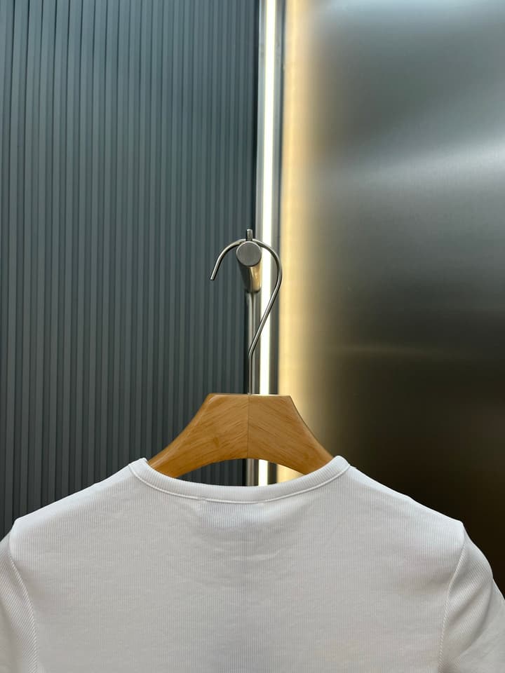 Fendi Roma Embroidered Knit T-Shirt in Black