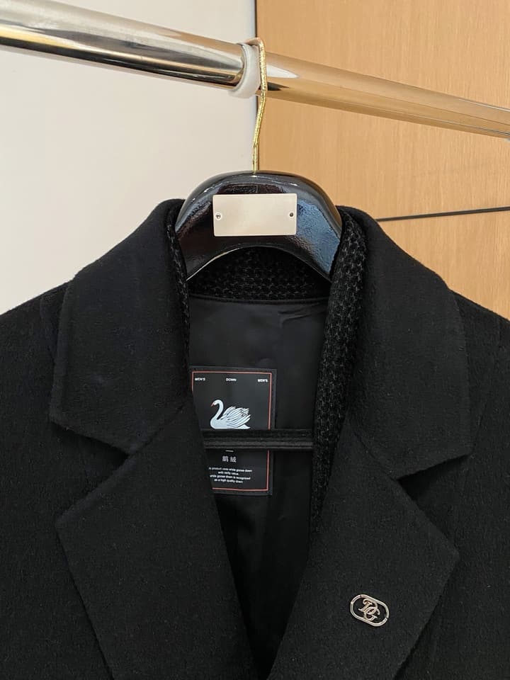Dolce & Gabbana Men's Wool Kensington Coat – 2025FW in Classic Black