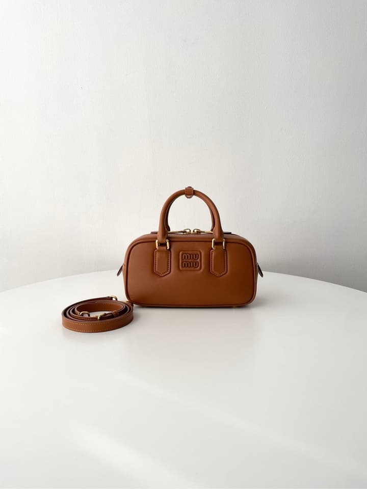 Miu Miu Bowling Bag in Black