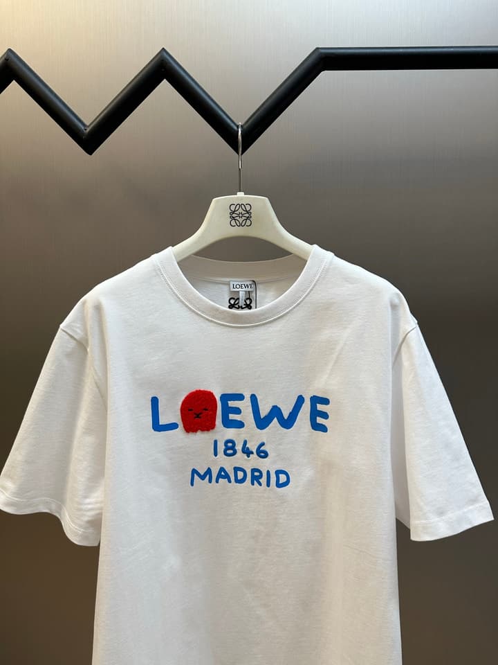 Loewe 1846 Anniversary Ghost Crewneck T-Shirt – Spring/Summer Collection in Black