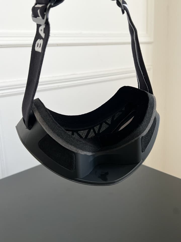 Balenciaga Black Ski Goggles in Black Goggles