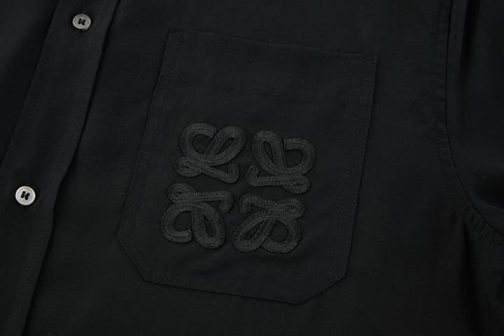 Loewe Embroidered Silk Shirt