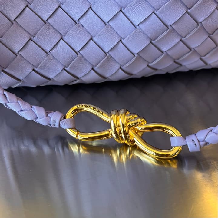 Bottega Veneta Andiamo Handbag in Charcoal Grey