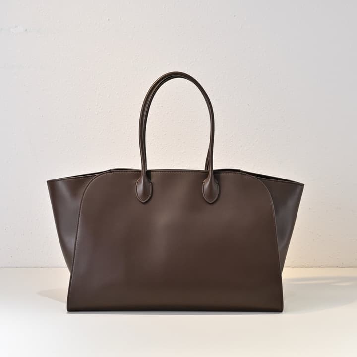 The Row Marlo Tote – 2025 Collection in Classic Black