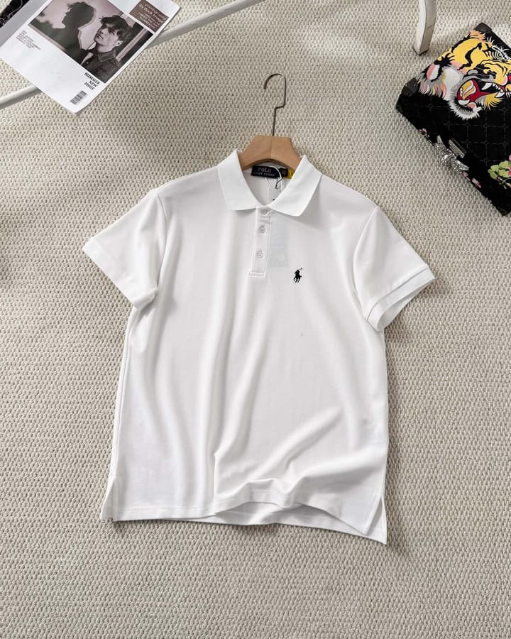 Ralph Lauren Small Pony Embroidered Polo Shirt in Black