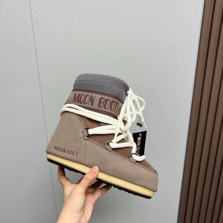 Moon Boot 2024 Autumn/Winter Cute Snow Boots in Cream