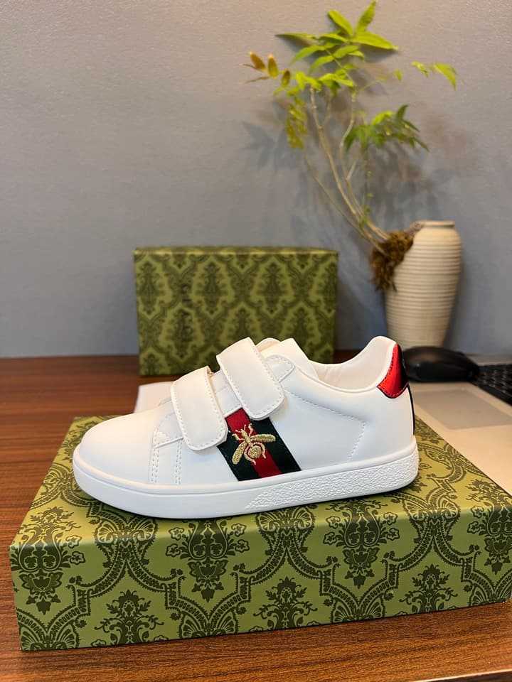 Gucci Kids Sheepskin-Lined Sneakers – Kids Collection