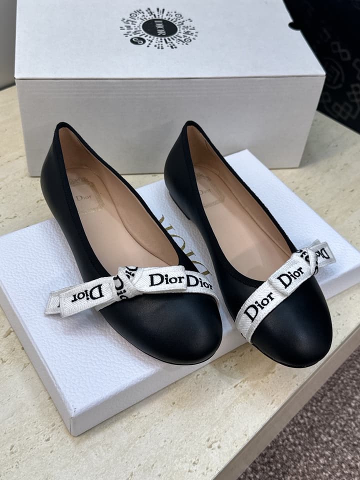 Dior J'Adior Bow Ballet Flats – 2026 Early Spring Collection