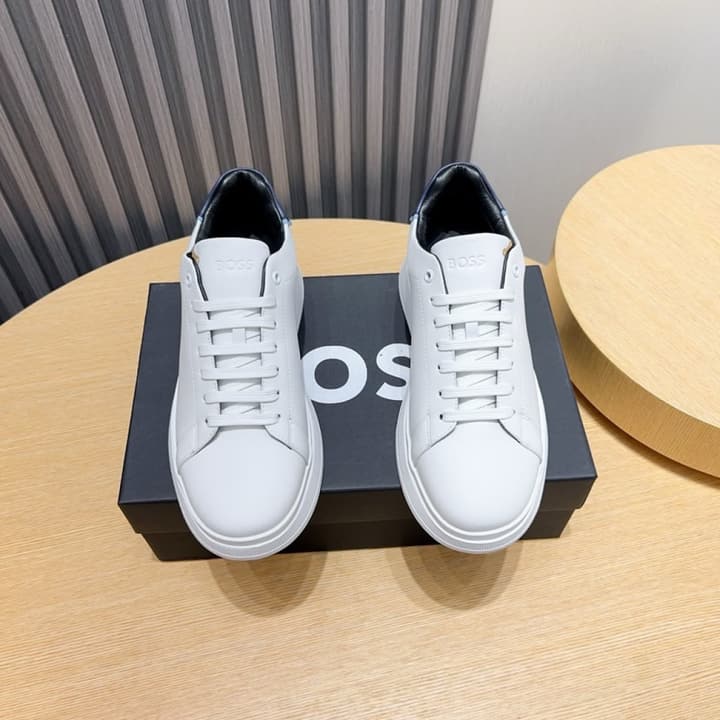 Boss Classic Driving Shoes in Black With Polished Toe