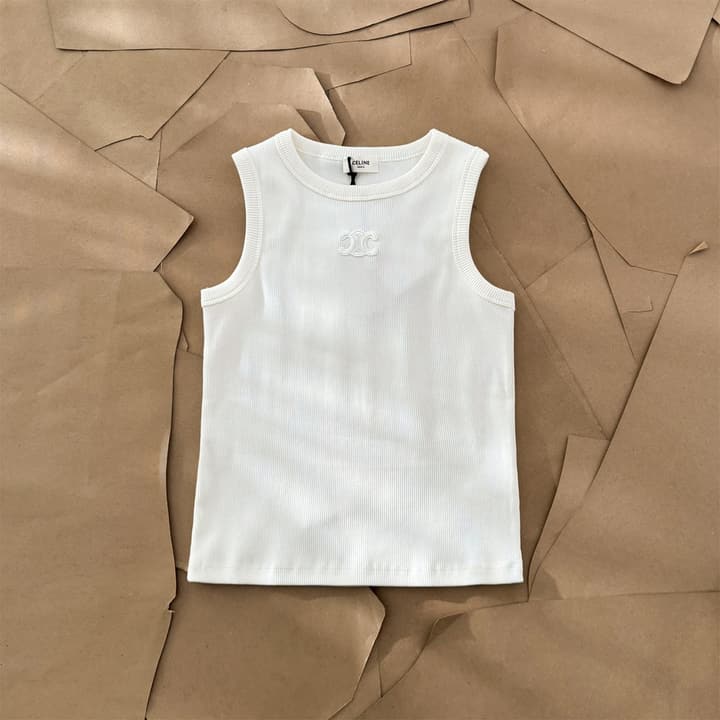 Celine Embroidered Crewneck Vest – 25SS