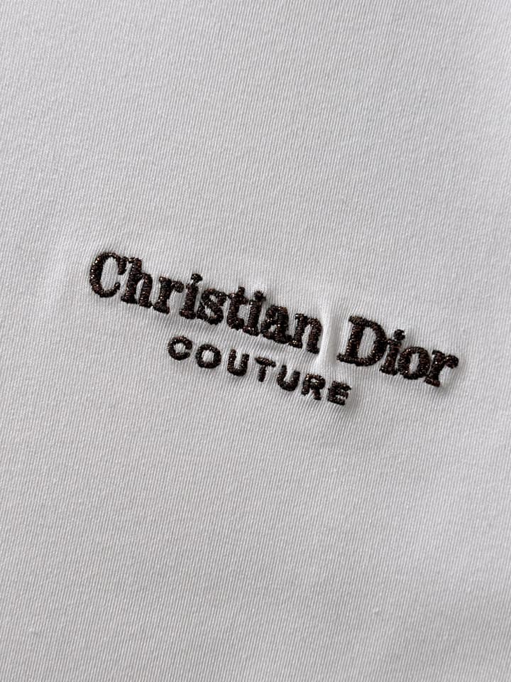 Dior Fashion Casual Long Sleeve T-Shirt – 2025FW in Classic Black
