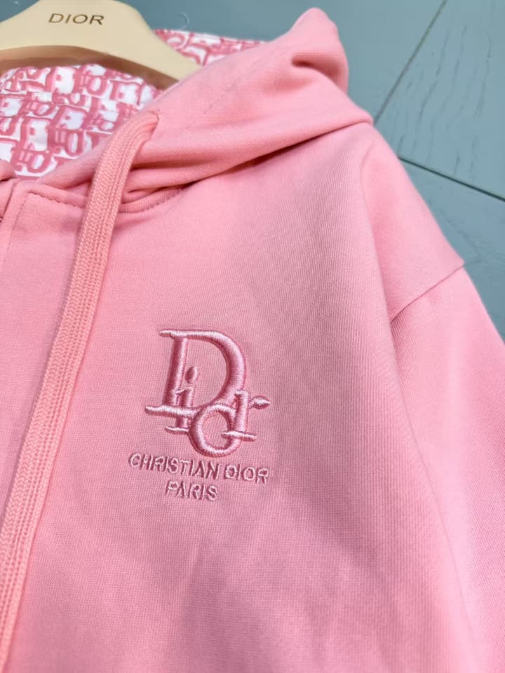 Dior Kids Reversible Windbreaker & Sweatshirt Set – Kids Collection – 25SS in Monogram Blue Set