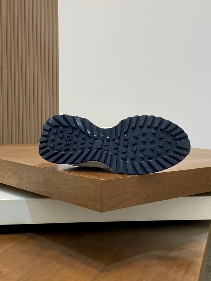 Boss Menswear Suede and Mesh Sneakers