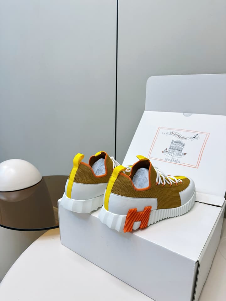 Hermes H Classic Couple Sneakers in Black
