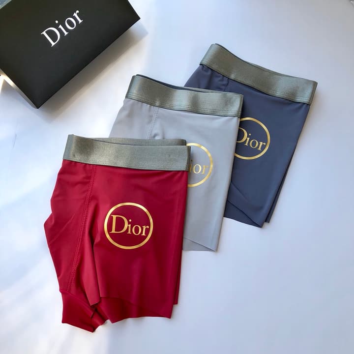 Dior Seamless Goat Milk Silk Men's Underwear Set