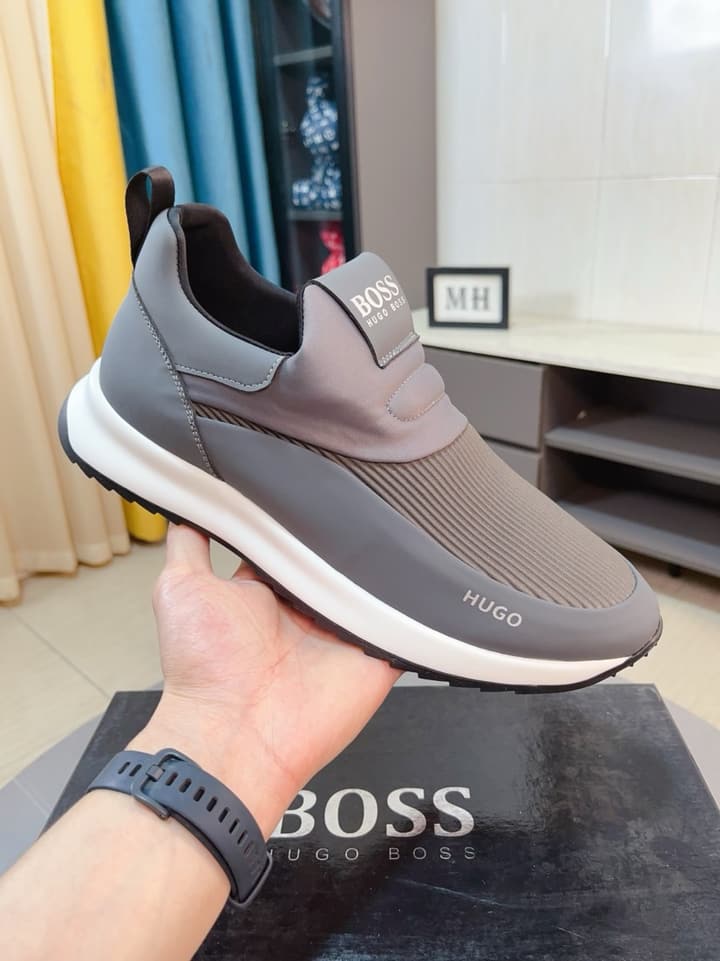 Boss Classic Suede and Waterproof Casual Sneakers