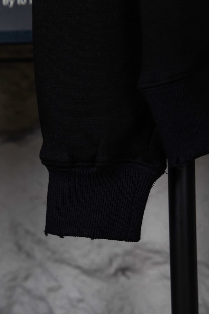 Dior Classic English Letter Hooded Sweatshirt in Black