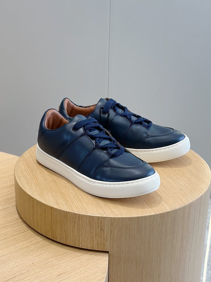Zegna Tiziano Couture Sneakers in Black With Matching Laces
