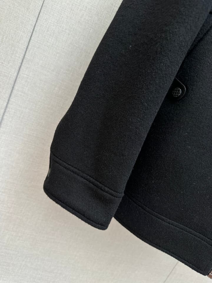 Zegna Merino Wool Detachable Liner Jacket in Brown Taupe
