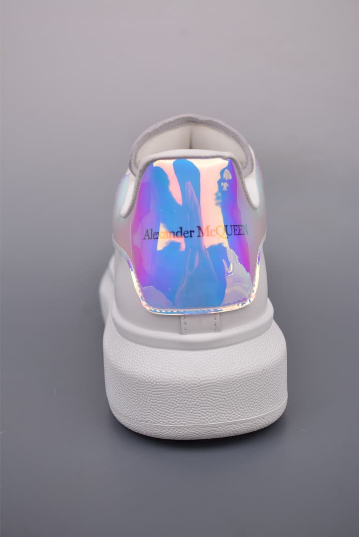 Alexander McQueen Classic Platform Sneakers – 2025 Edition in White Lavender