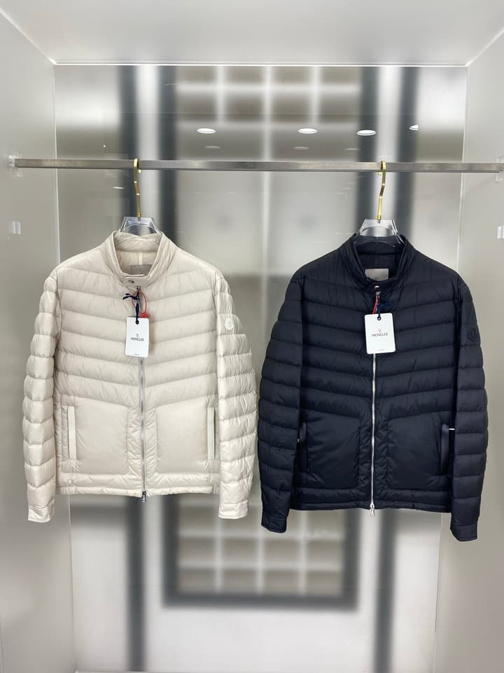 Moncler Arnique Men's Short Down Jacket – 25 Collection in Classic Black