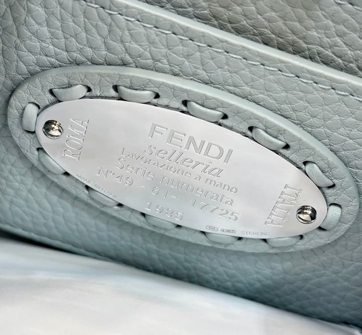 Fendi Peekaboo I See You Petite Satchel in Classic Black