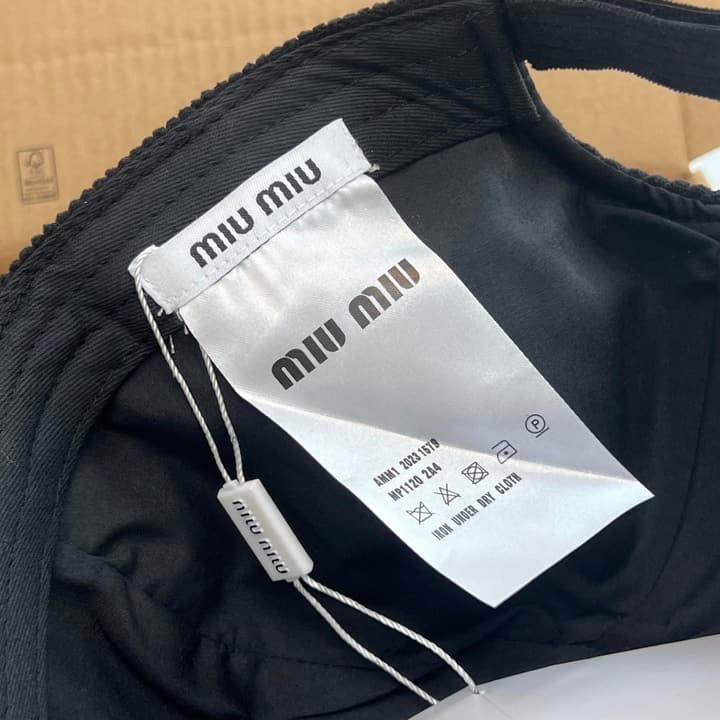 Miu Miu Corduroy Baseball Cap – Autumn/Winter Collection