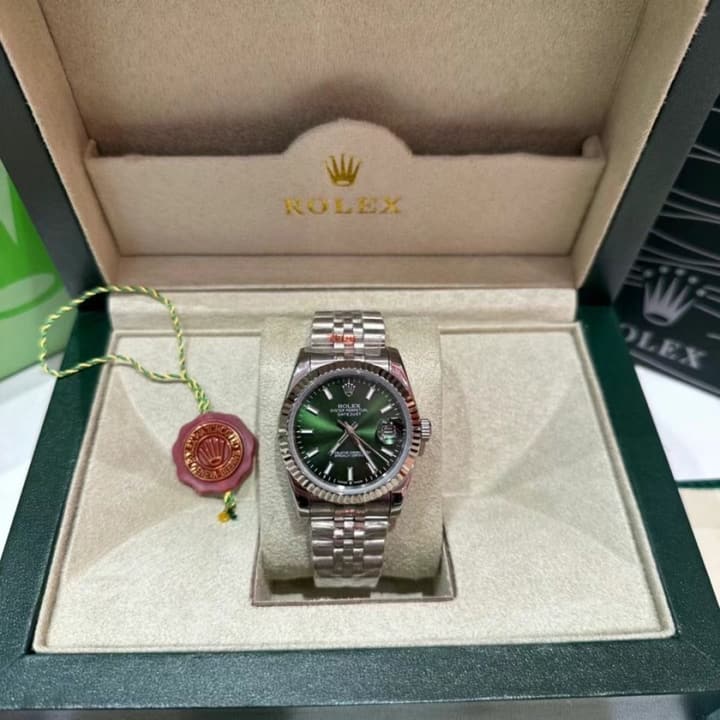 Rolex Datejust 36mm Mechanical Watch – Olive Green Dial