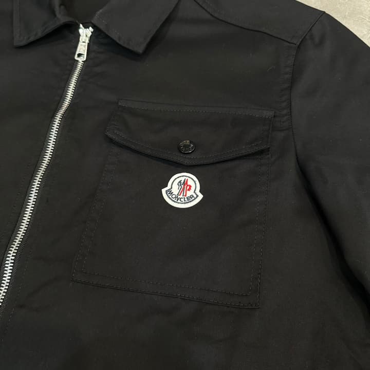 Moncler Pocket Zipper Jacket in Classic Black
