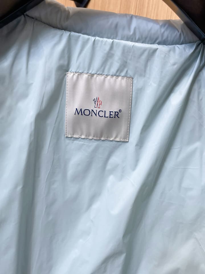 Moncler Stand Collar Embossed Down Jacket – Limited Edition in Black