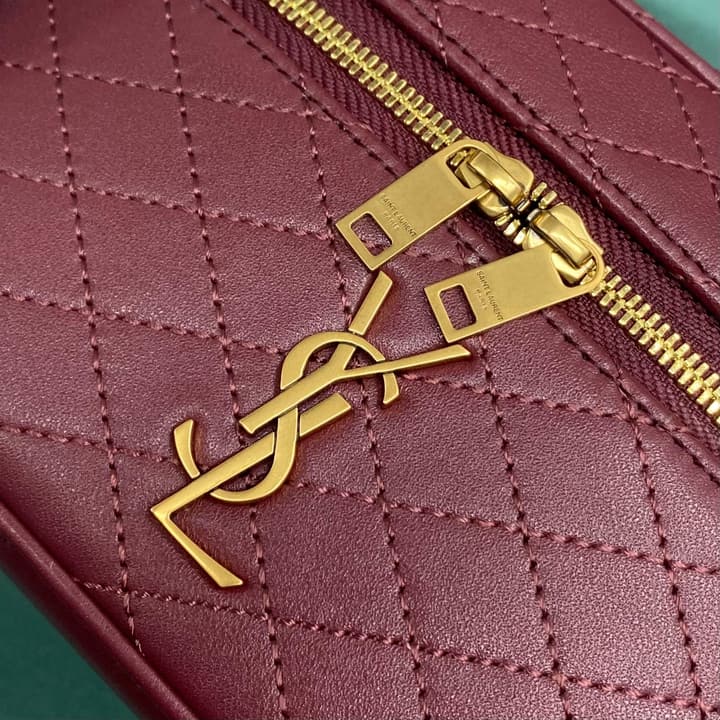 Saint Laurent Gaby Mini Vanity Bag in Apricot