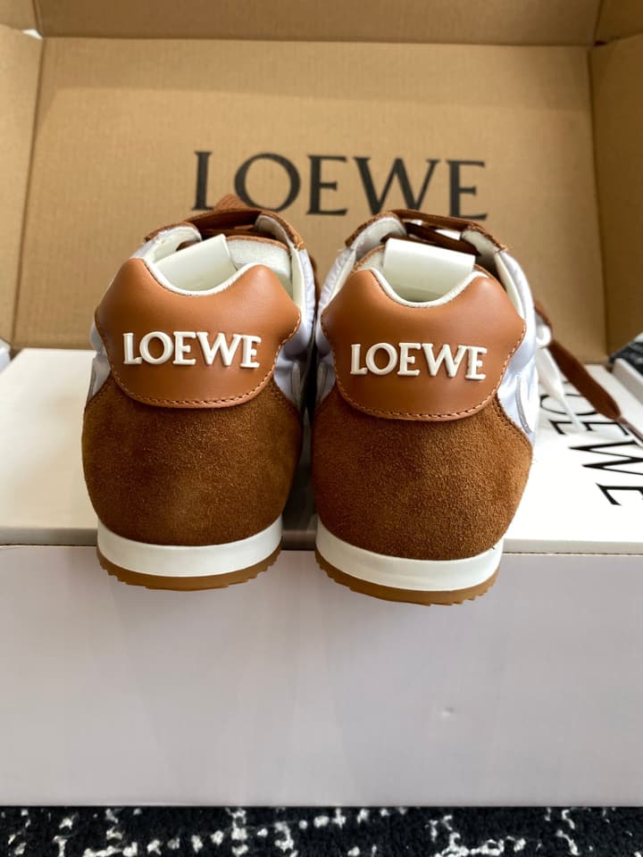 Loewe Ballet Runner Sneakers – 2025 Paris Fashion Week in Brown