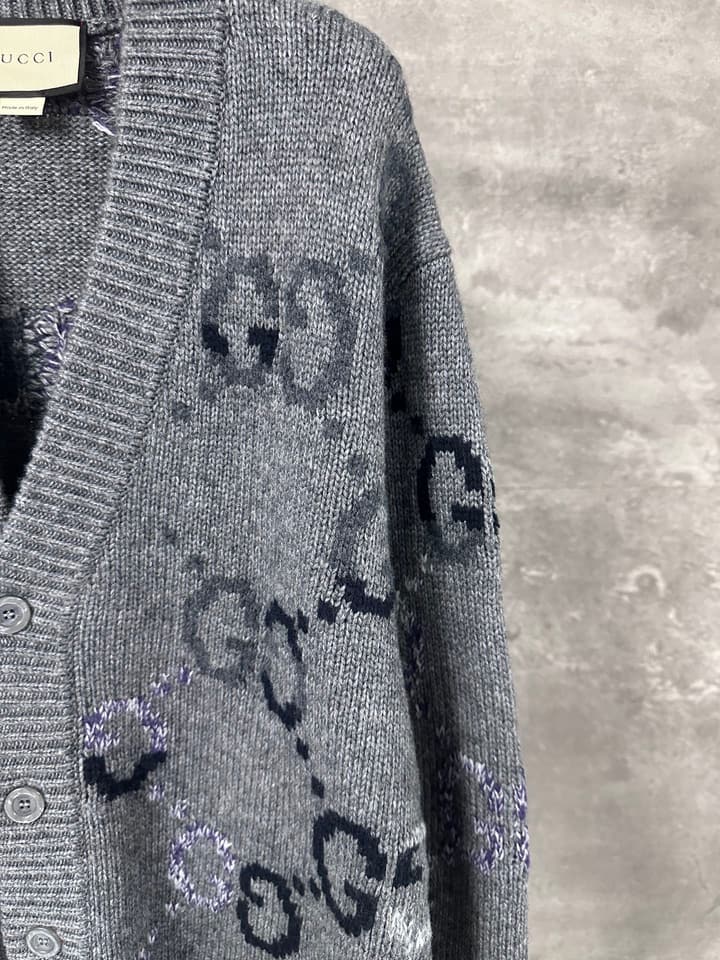 Gucci Gradient Knit Cardigan – 24FW