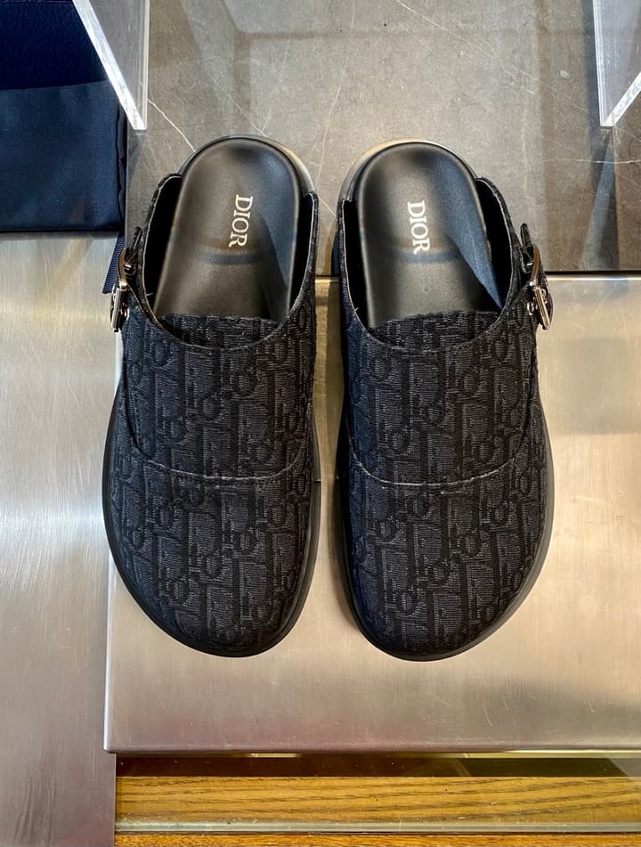 Dior Aqua Oblique Men's Mules
