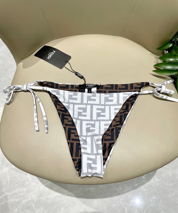 Fendi Reversible One-Piece Swimsuit in Blue Monogram