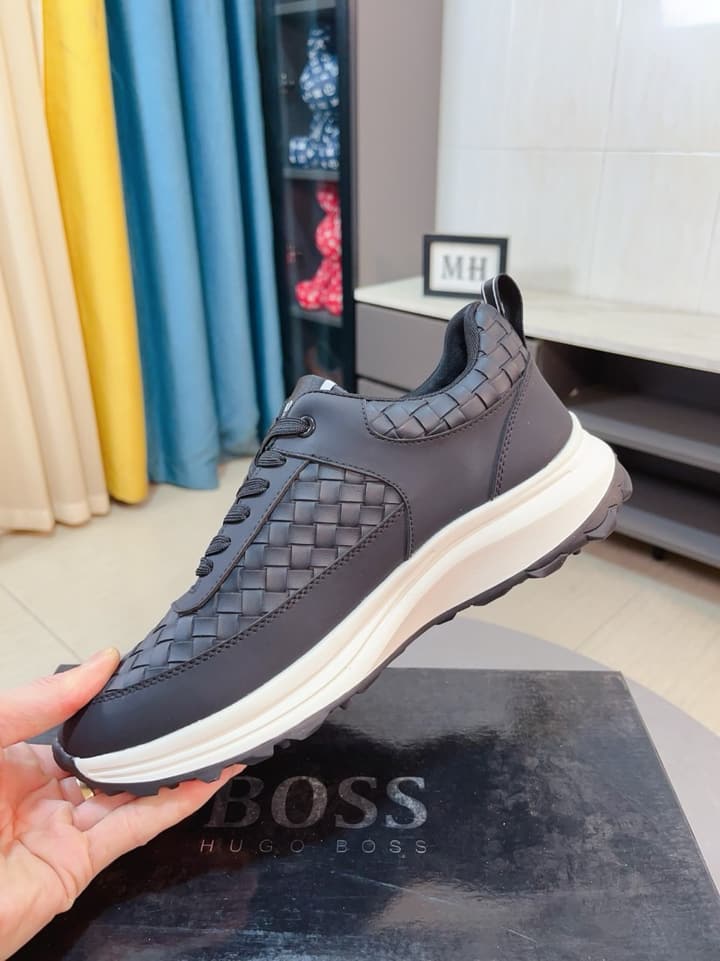 Boss Classic Suede and Waterproof Casual Sneakers