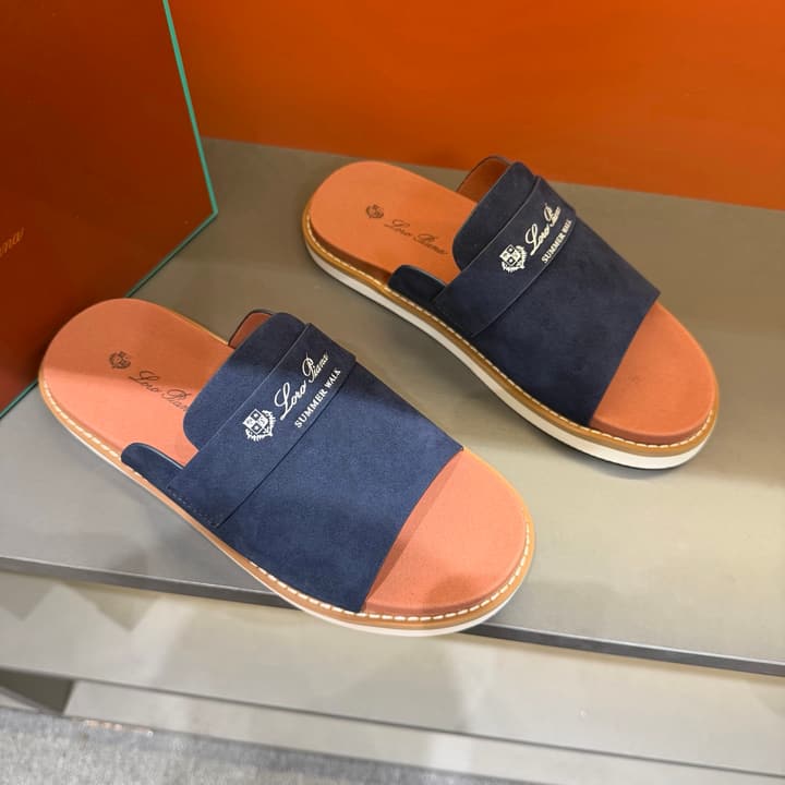 Loro Piana Summer Walk Crisscross Mules